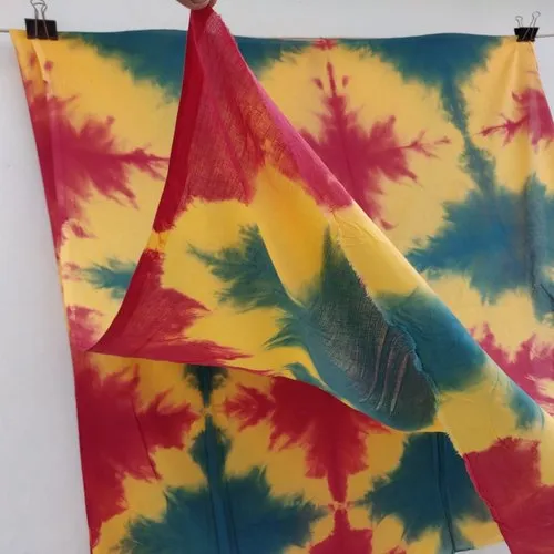 Printed Tye Dye Fabric