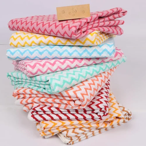 Zig Zag Block Print Fabric
