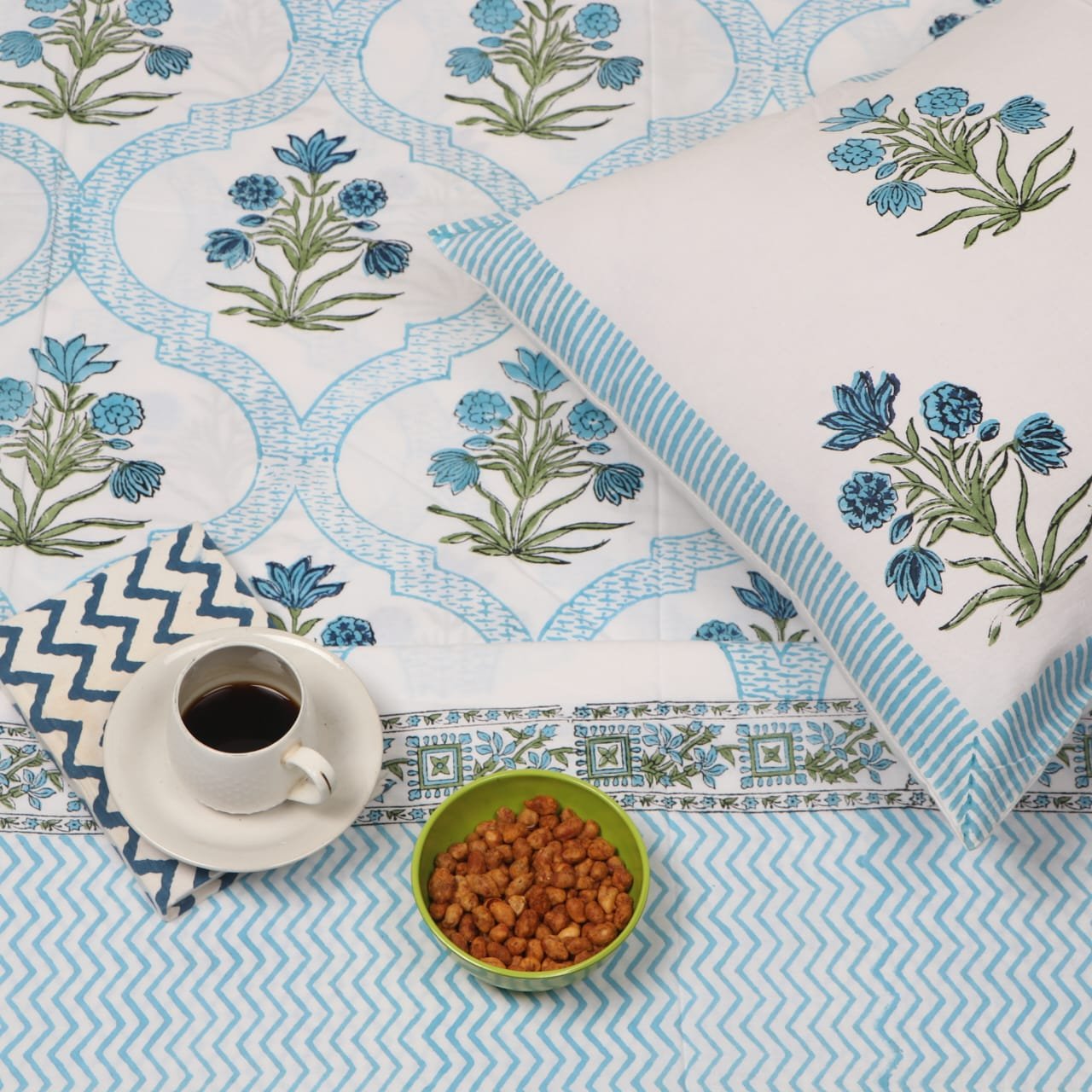 Block Print Bed Sheets